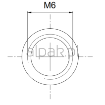 Gwint metrczyny M6